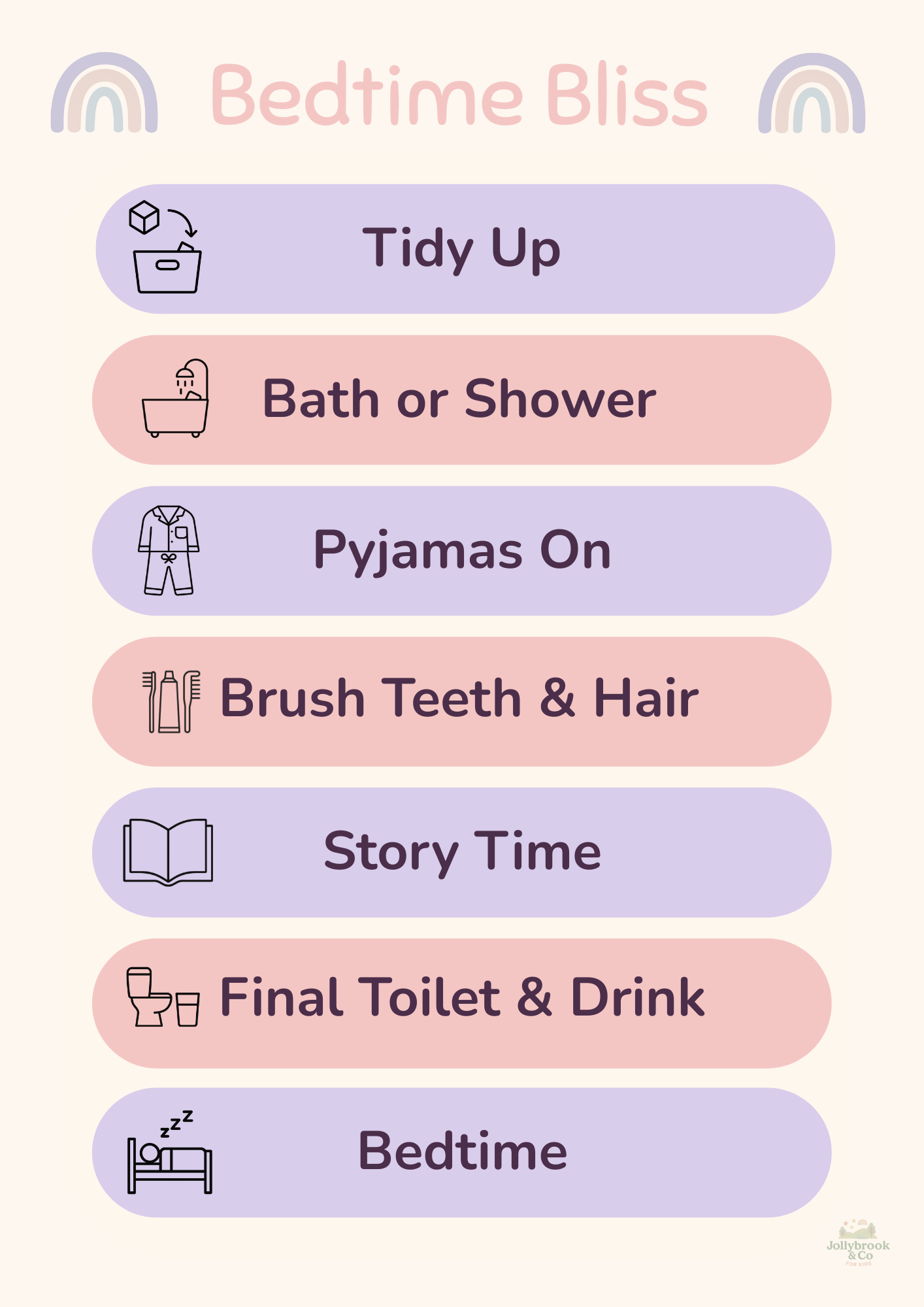 Bedtime Bliss - Rainbow