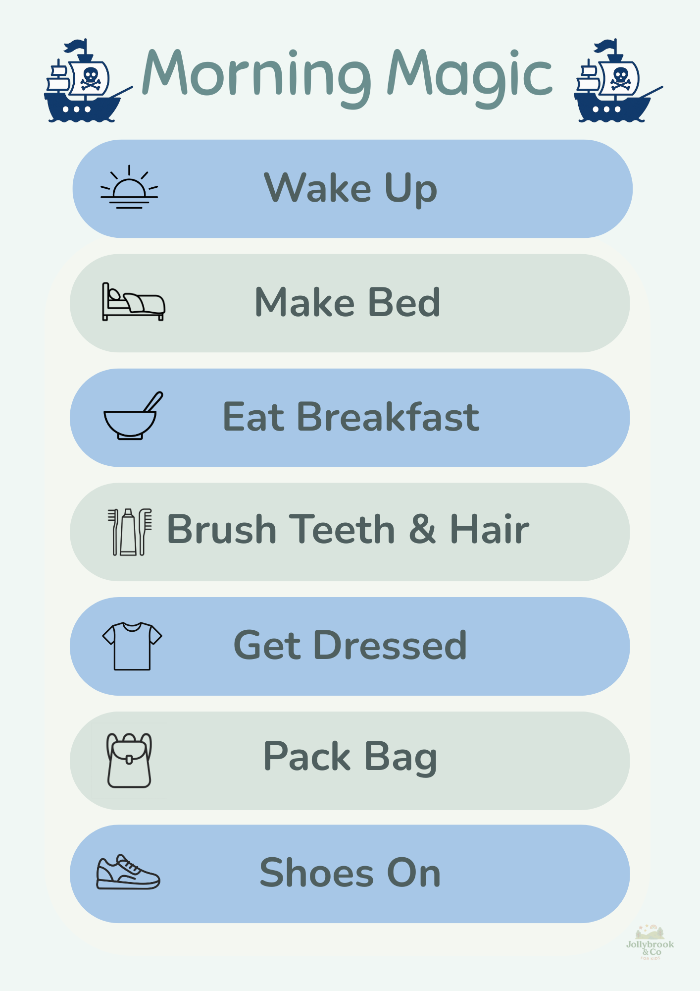 Morning Magic Routine - Pirate